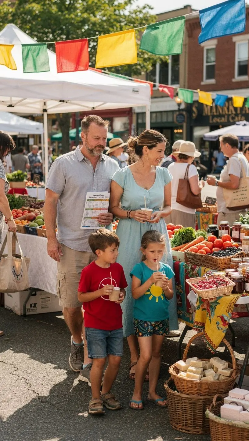 Turysta korzystający z offline'owych notatek podczas zwiedzania miasta.
