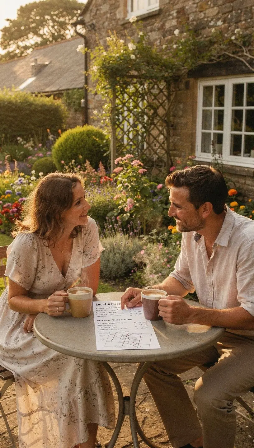 Zestaw notatek podróżnych z zalecanymi miejscami do odwiedzenia w danym rejonie.